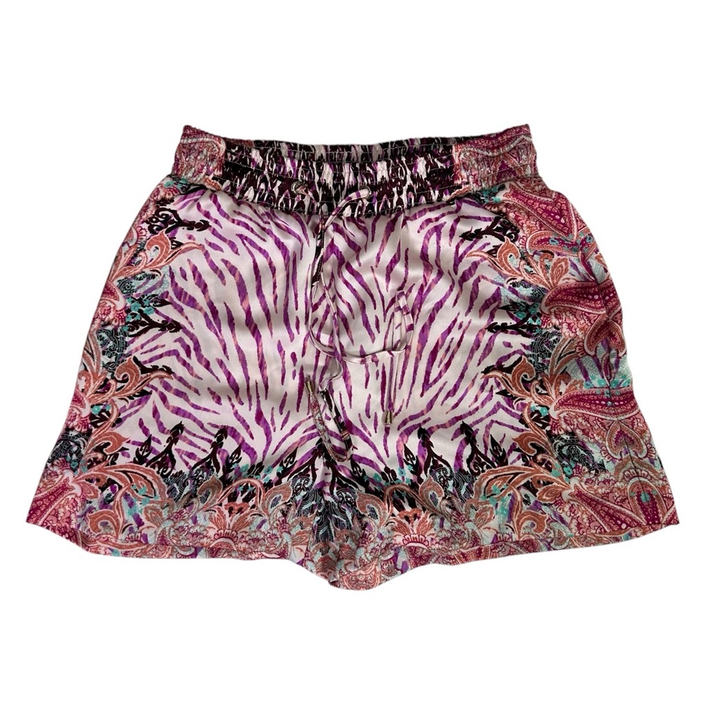 INC International Concepts Pink and Purple Patterned Pajama Shorts